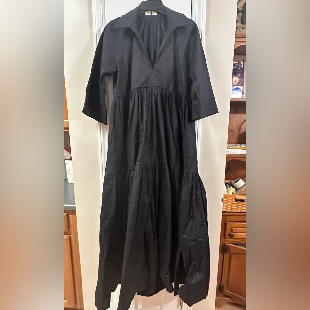 Cheeky Designed, Collared Bell Sleeve Dress pit to pit 19 long 54 (mix4)no size